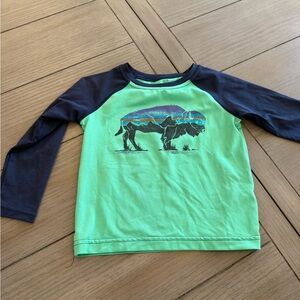 Patagonia Green Long Sleeve Rashguard